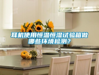 知識百科耳機使用恒溫恒濕試驗箱做哪些環境檢測？
