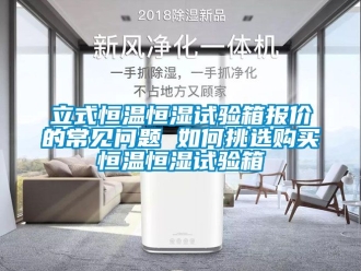 知識(shí)百科立式恒溫恒濕試驗(yàn)箱報(bào)價(jià)的常見問題 如何挑選購買恒溫恒濕試驗(yàn)箱