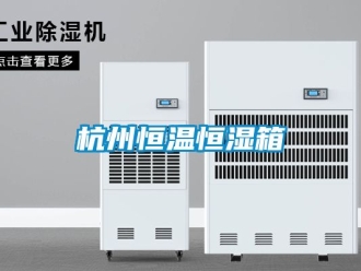 知識百科杭州恒溫恒濕箱