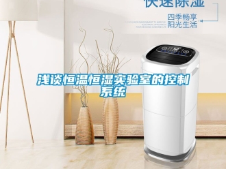 知識百科淺談恒溫恒濕實驗室的控制系統