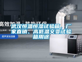 知識百科武漢恒溫恒濕試驗箱，廠家直銷、高低溫交變試驗箱用途