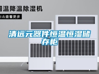 知識(shí)百科清遠(yuǎn)元器件恒溫恒濕儲(chǔ)存柜