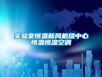 知識百科實驗室恒溫新風機組中心恒溫恒濕空調