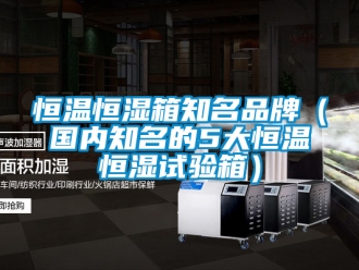 知識百科恒溫恒濕箱知名品牌（國內知名的5大恒溫恒濕試驗箱）
